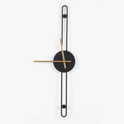 ⁠Nordic Minimalist Gold Needle Wall Clock Gift Box - The Artment