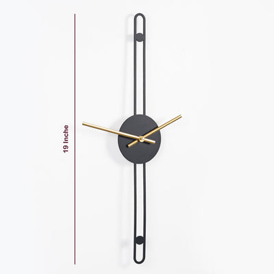 ⁠Nordic Minimalist Gold Needle Wall Clock Gift Box - The Artment