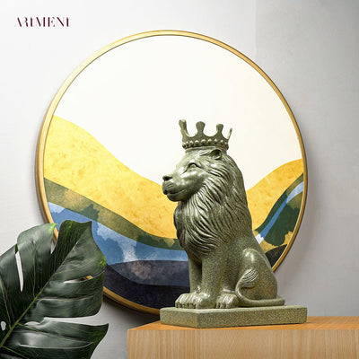 Nordic Minimalist Regal Lion - The Artment