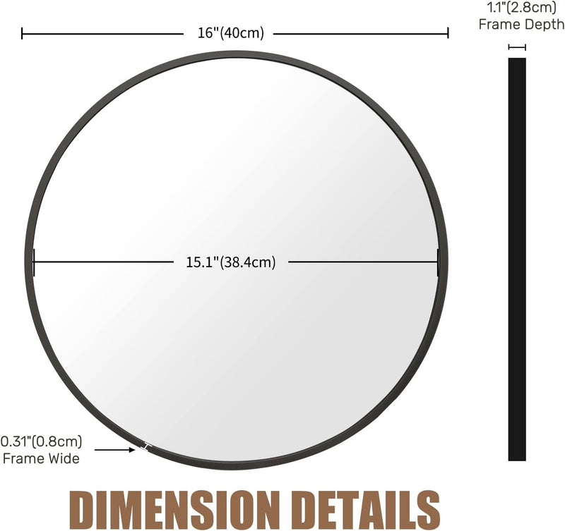 Orbit - Minimal High Definition Round Mirror - The Artment