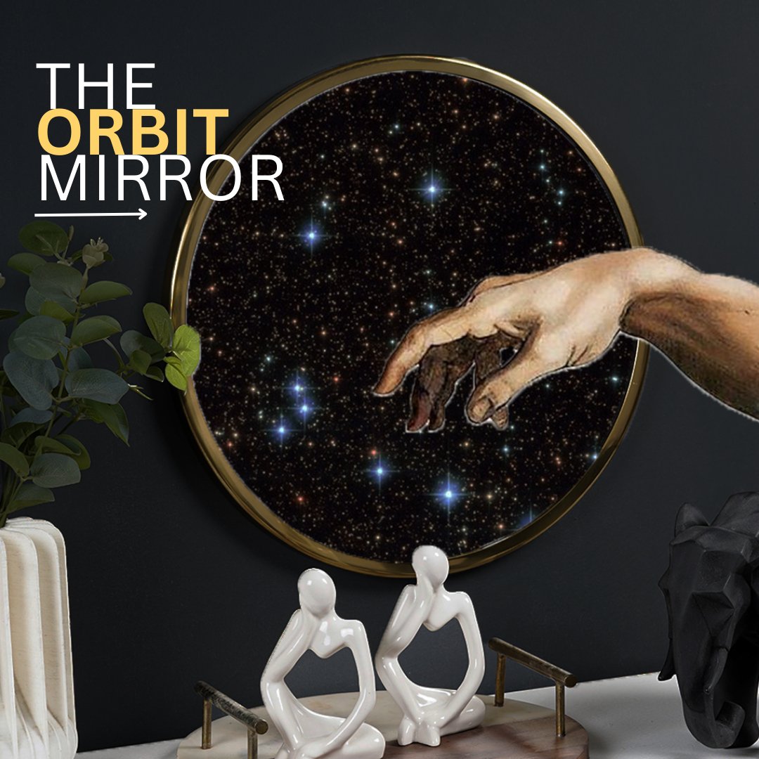 Orbit - Minimal High Definition Round Mirror - The Artment