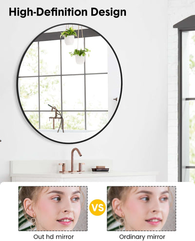 Orbit - Minimal High Definition Round Mirror - The Artment