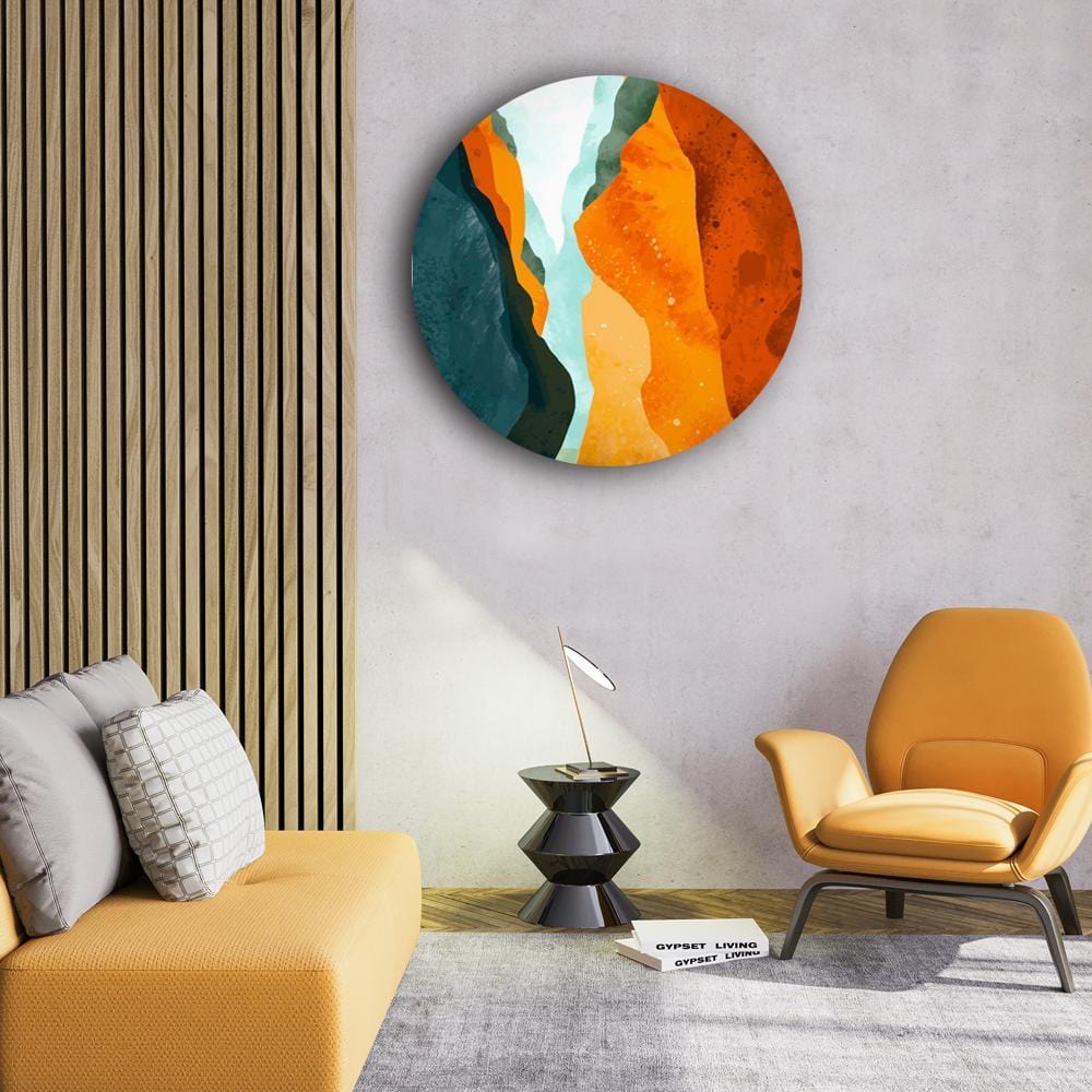 Passing by a Vivid Landscape Canvas (Matte Finish) - The Artment