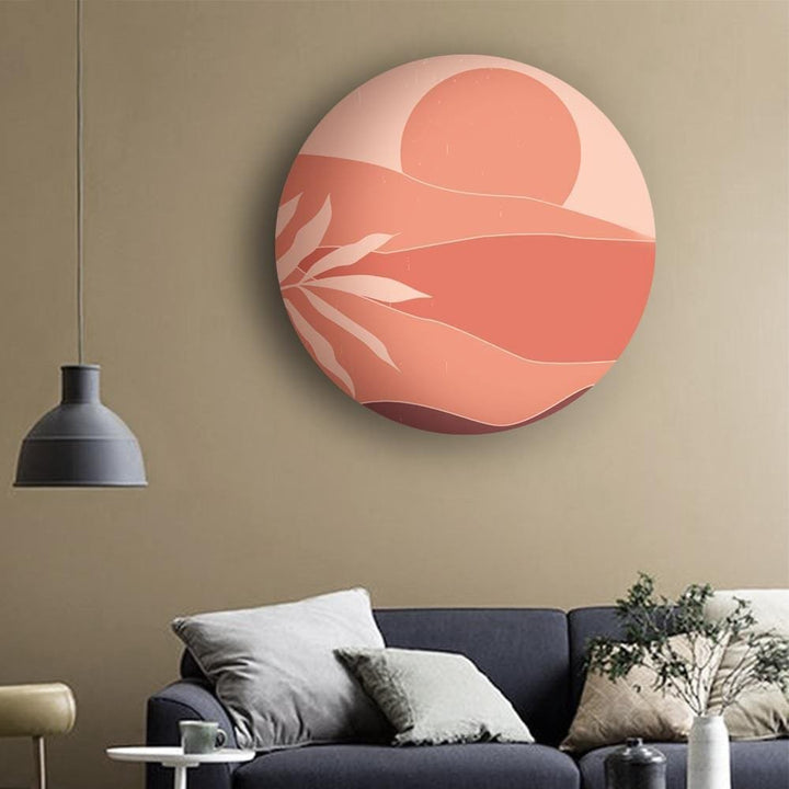 Peachy Days and Nights Canvas (Matte Finish) - The Artment