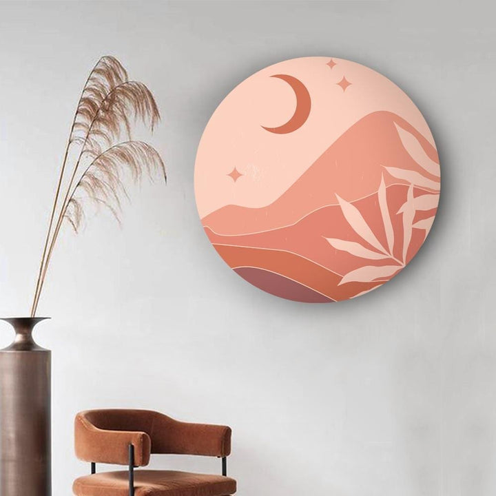 Peachy Days and Nights Canvas (Matte Finish) - The Artment