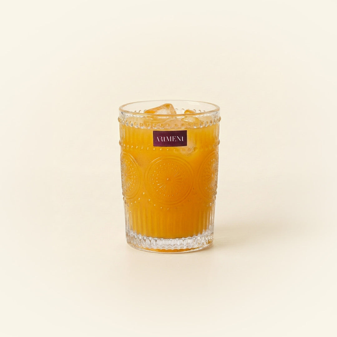 Modern Art Vintage Embossed Glass