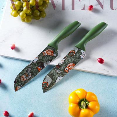 PopCut : Coloured Knife Set - 7 inches - The Artment