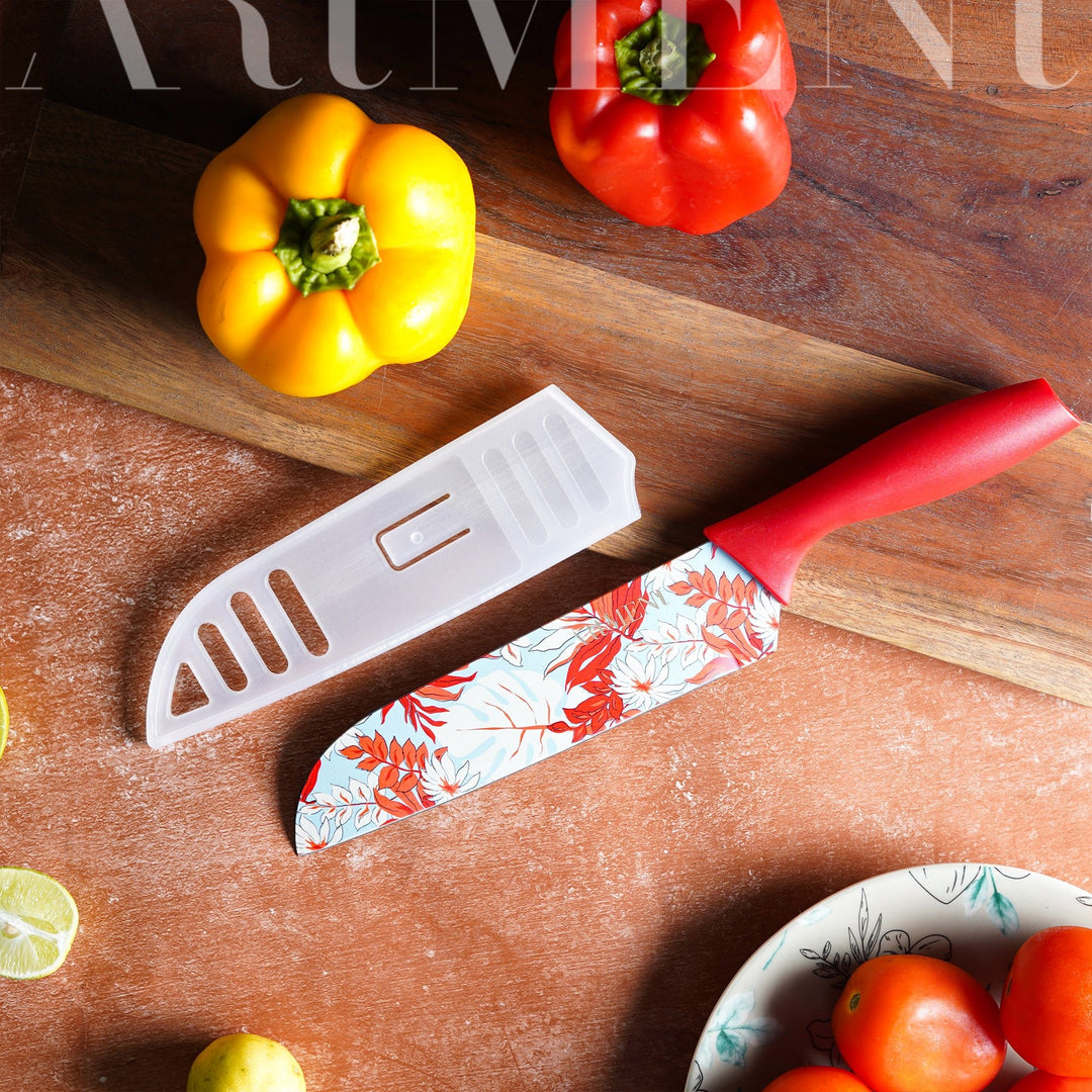 PopCut : Coloured Knife Set - 7 inches - The Artment