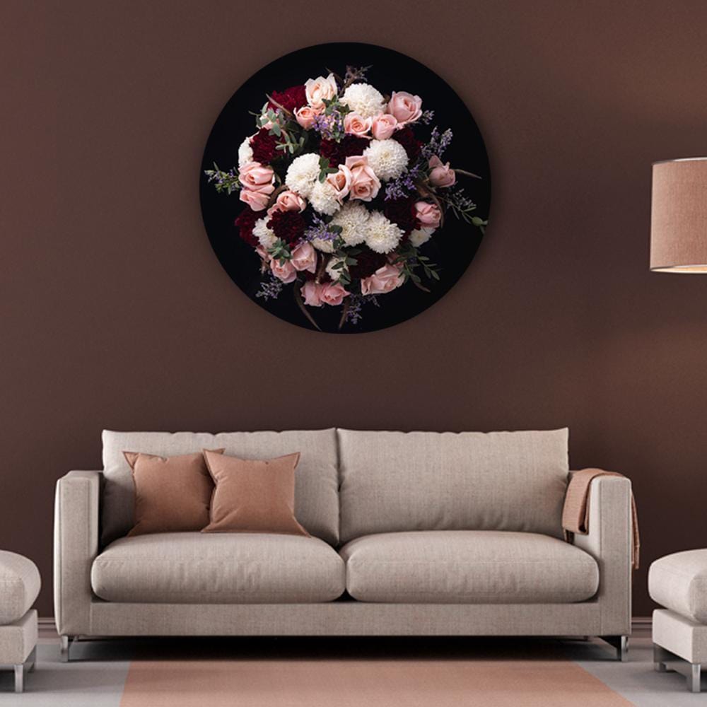 Pretty in Pink Flowers Canvas (Matte Finish) - The Artment