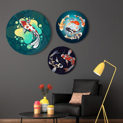 Prized Koi Pond Canvas (Matte Finish) - The Artment