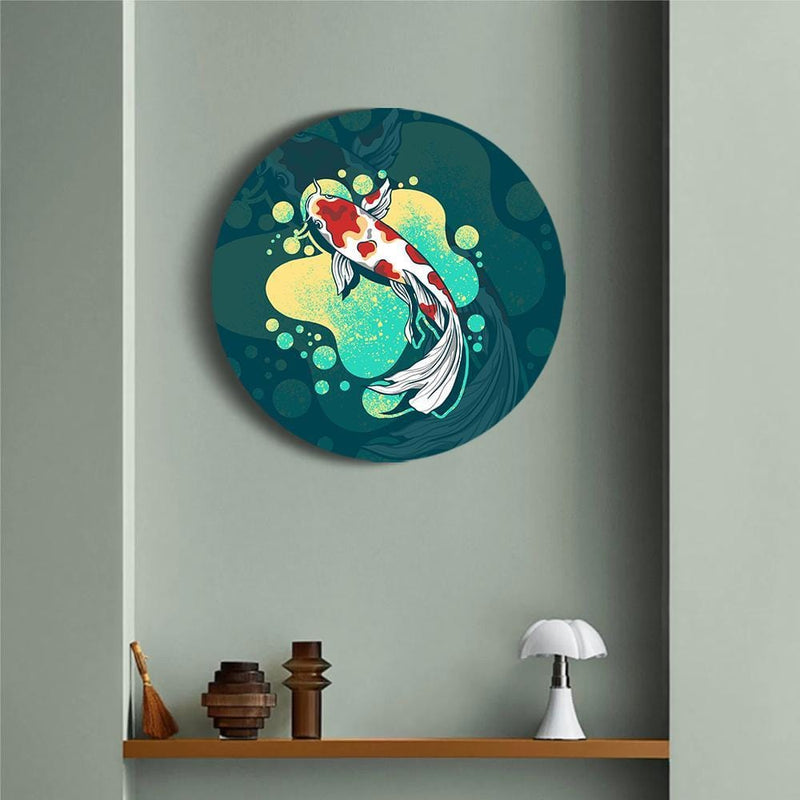 Prized Koi Pond Canvas (Matte Finish) - The Artment