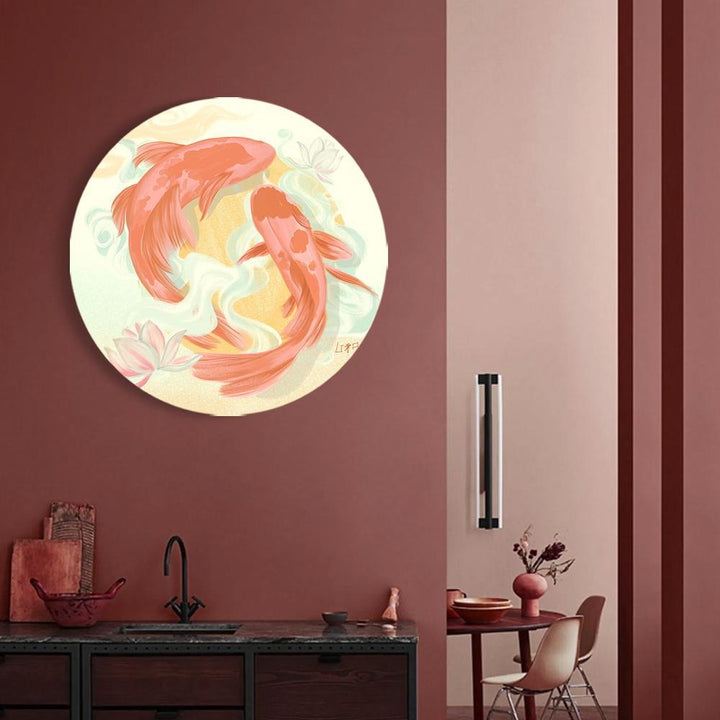 Prosperity with Koi Canvas (Matte Finish) - The Artment