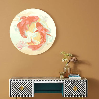 Prosperity with Koi Canvas (Matte Finish) - The Artment