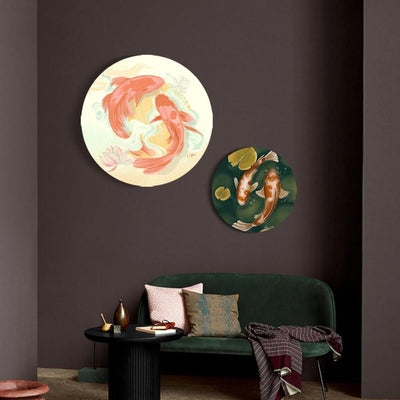 Prosperity with Koi Canvas (Matte Finish) - The Artment