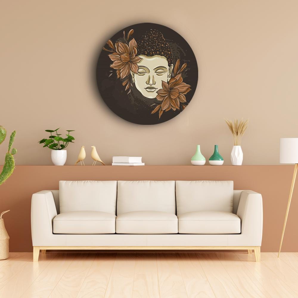 Purity of Gautam Buddha Canvas (Matte Finish) - The Artment