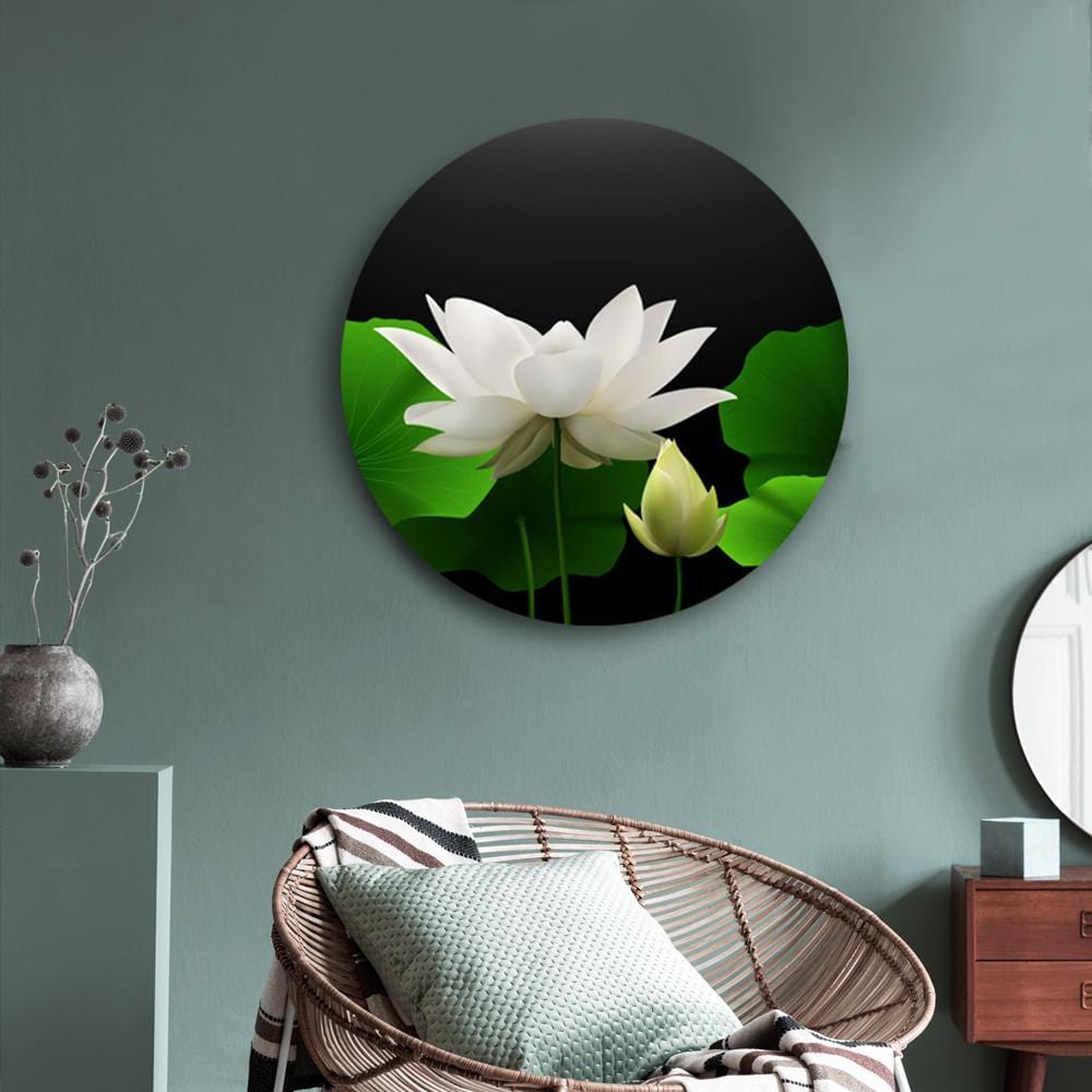 Purity of the White Lotus Canvas (Matte Finish) - The Artment