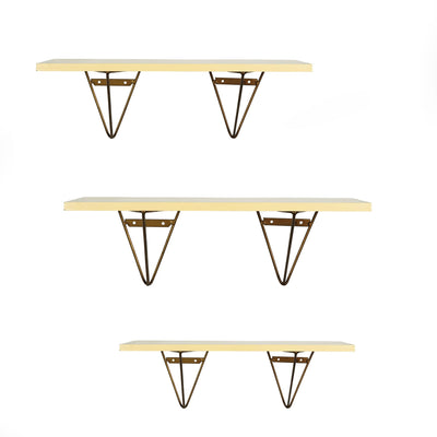 Radiant Nordic Shelves (Set of 3) - The Artment