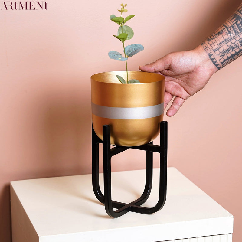 Radiant Reflection Metal Planter - The Artment