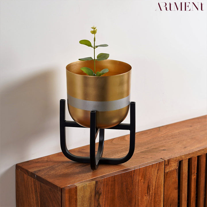 Radiant Reflection Metal Planter - The Artment