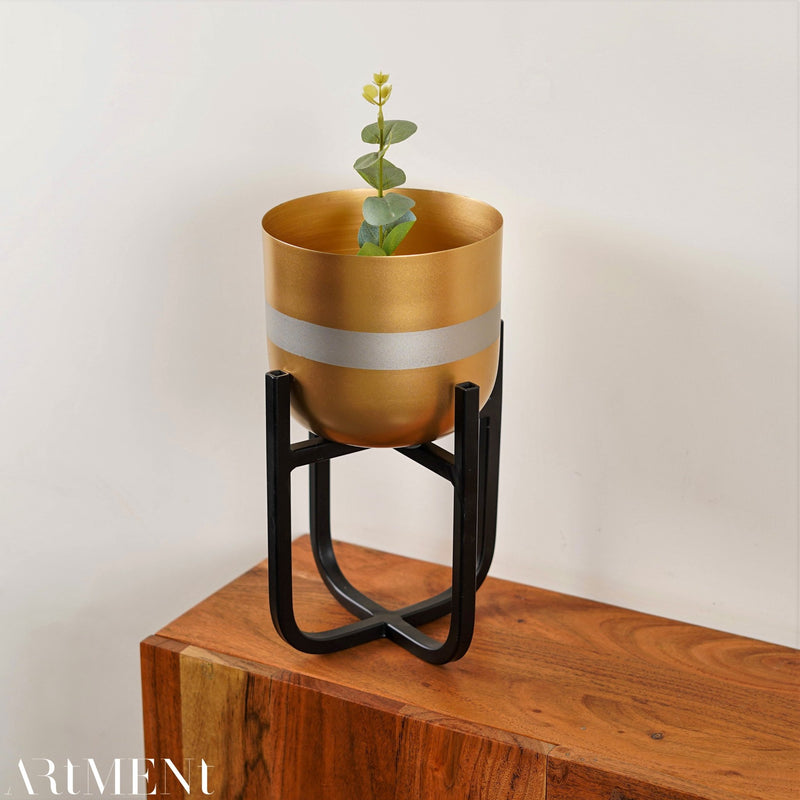 Radiant Reflection Metal Planter - The Artment