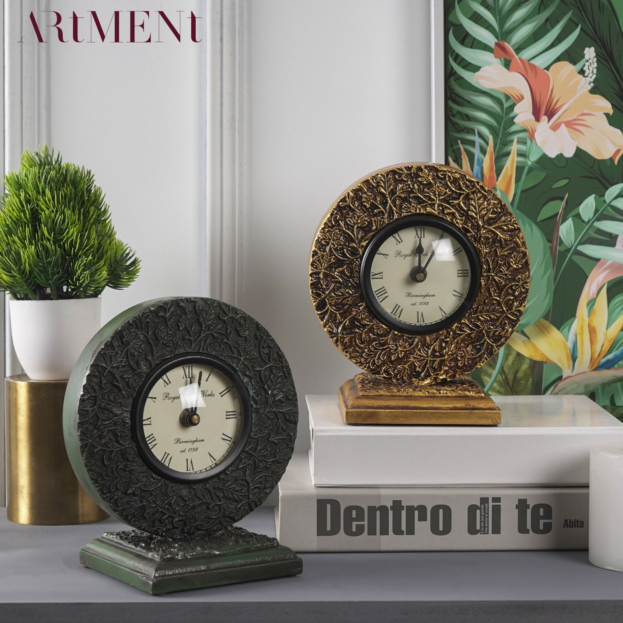 Renaissance Autumn Romance Table Clock – The Artment