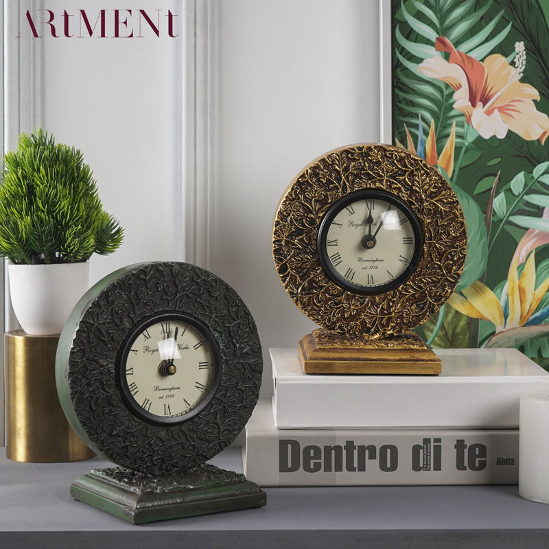 Renaissance Autumn Romance Table Clock - The Artment