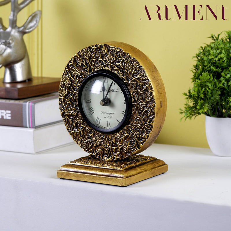 Renaissance Autumn Romance Table Clock - The Artment