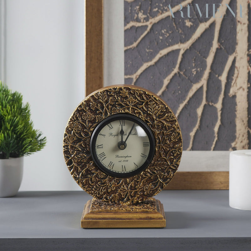 Renaissance Autumn Romance Table Clock - The Artment