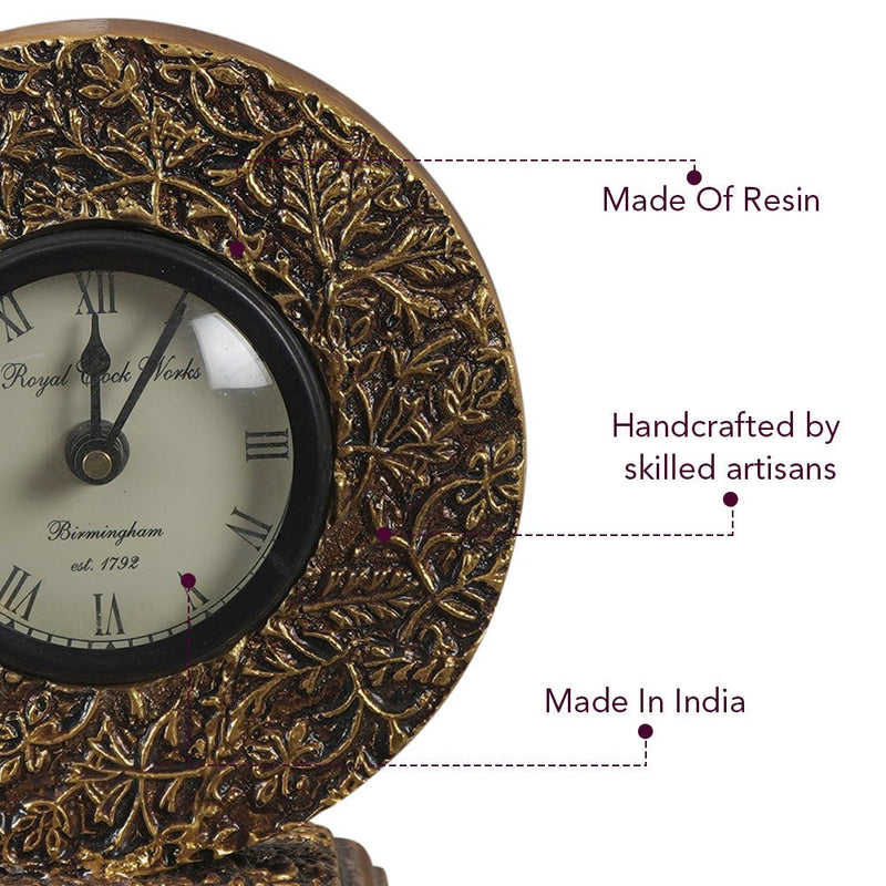 Renaissance Autumn Romance Table Clock - The Artment