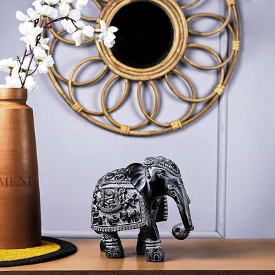 Rustic Decorative Show Elephant - The Artment