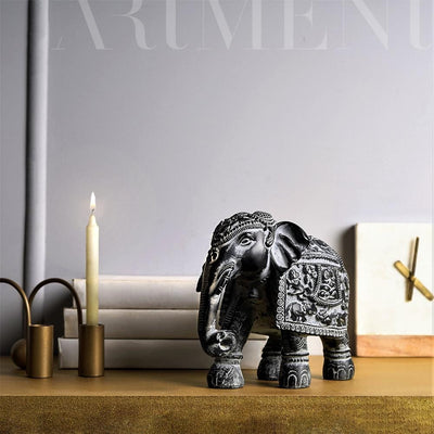 Rustic Decorative Show Elephant - The Artment