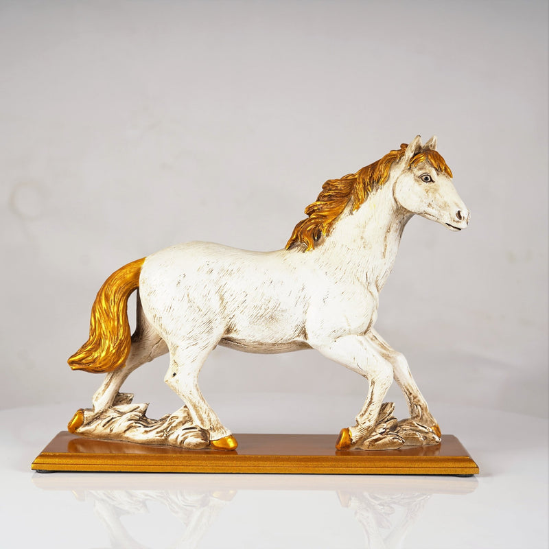 Rustic Golden Tailed Horse - The Artment