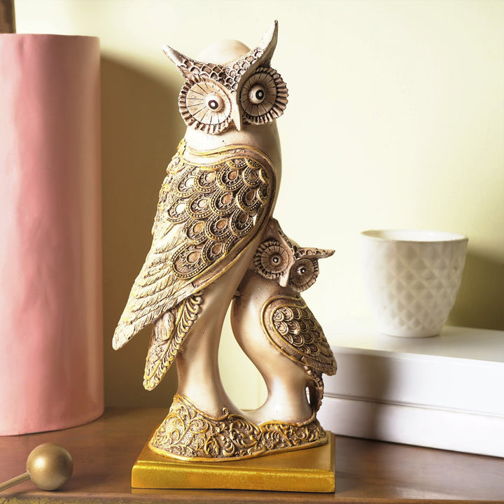 ⁠Rustic Golden - Winged Owl Gift Box - The Artment