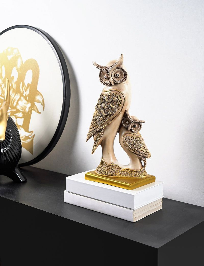 ⁠Rustic Golden - Winged Owl Gift Box - The Artment