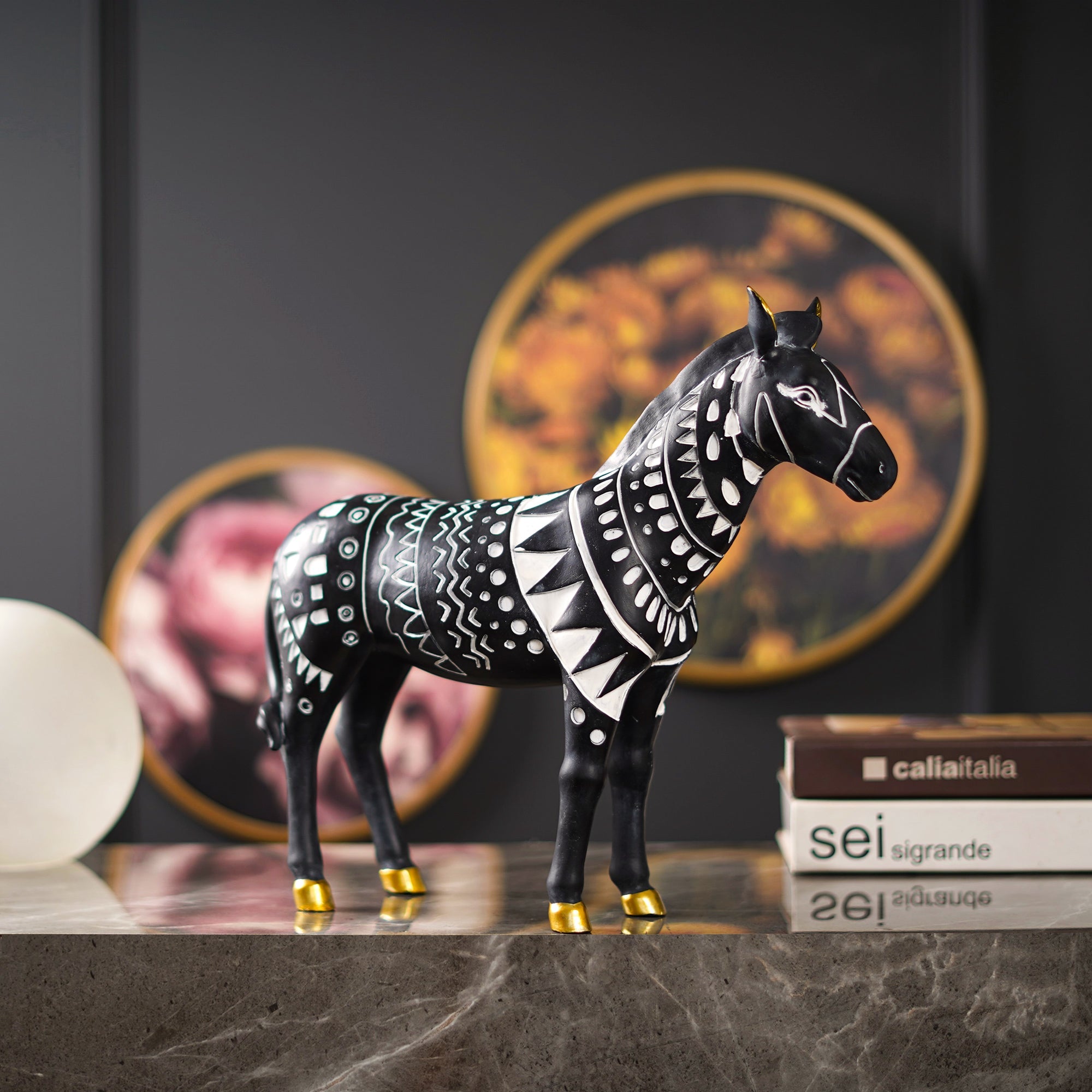 Savanna Serenity: Tribal Horse Artistry – The Artment