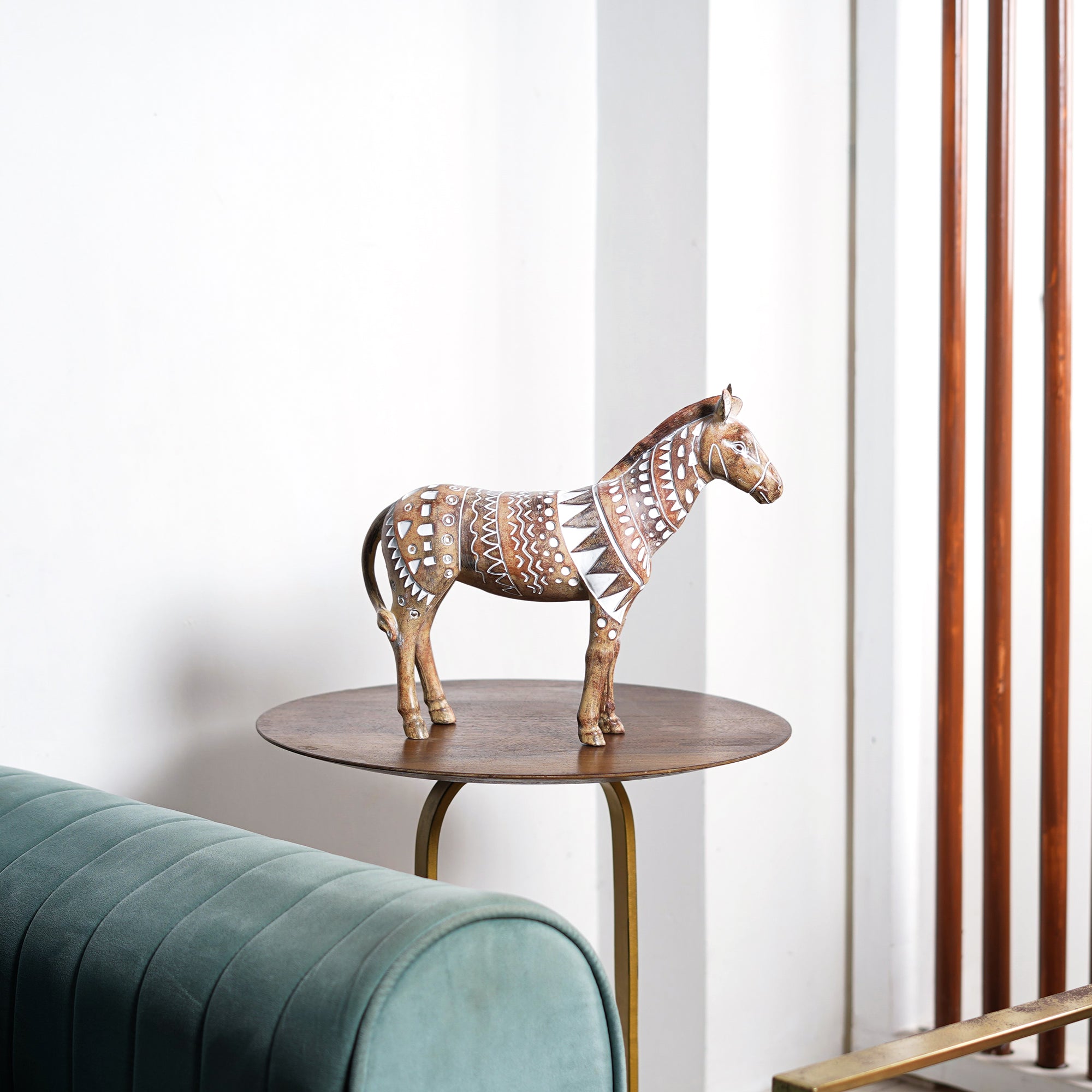 さるたか　希少珍品　ブリキ　【HORSE VAN】フリクション Savanna Serenity: Tribal Horse Artistry – The Artment