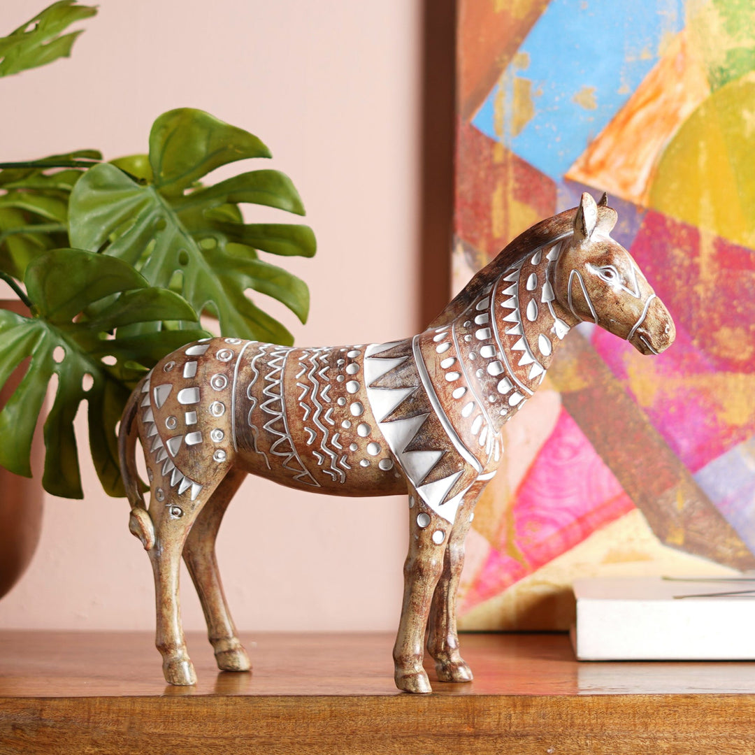 Savanna Serenity: Tribal Horse Artistry - The Artment