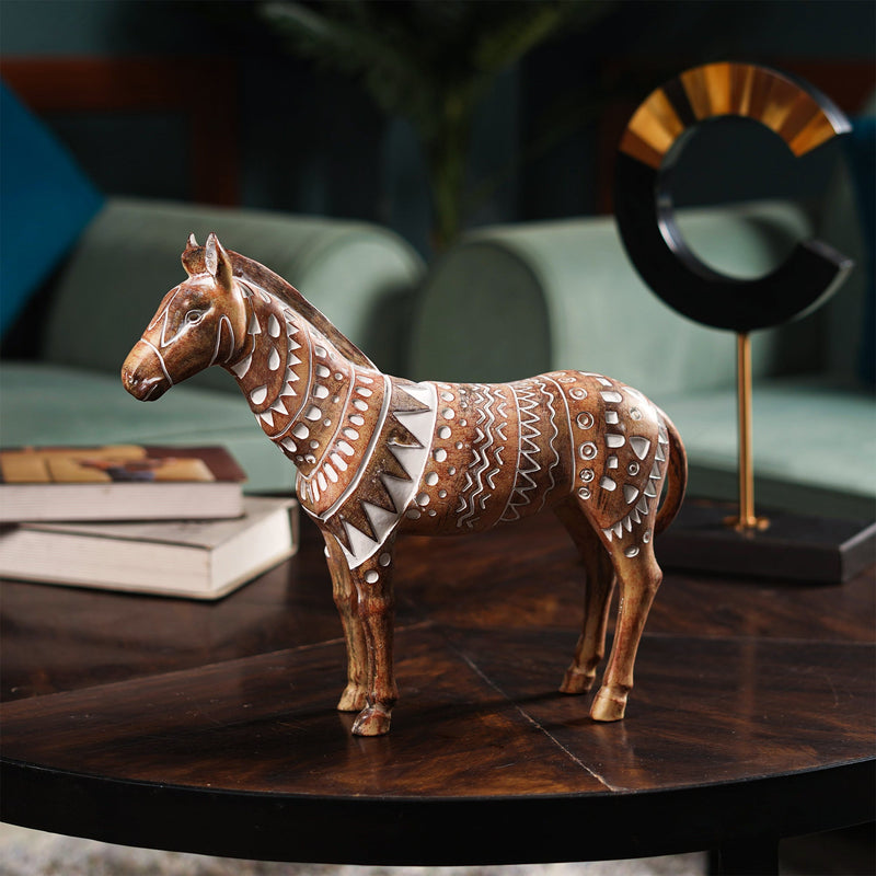 Savanna Serenity: Tribal Horse Artistry - The Artment