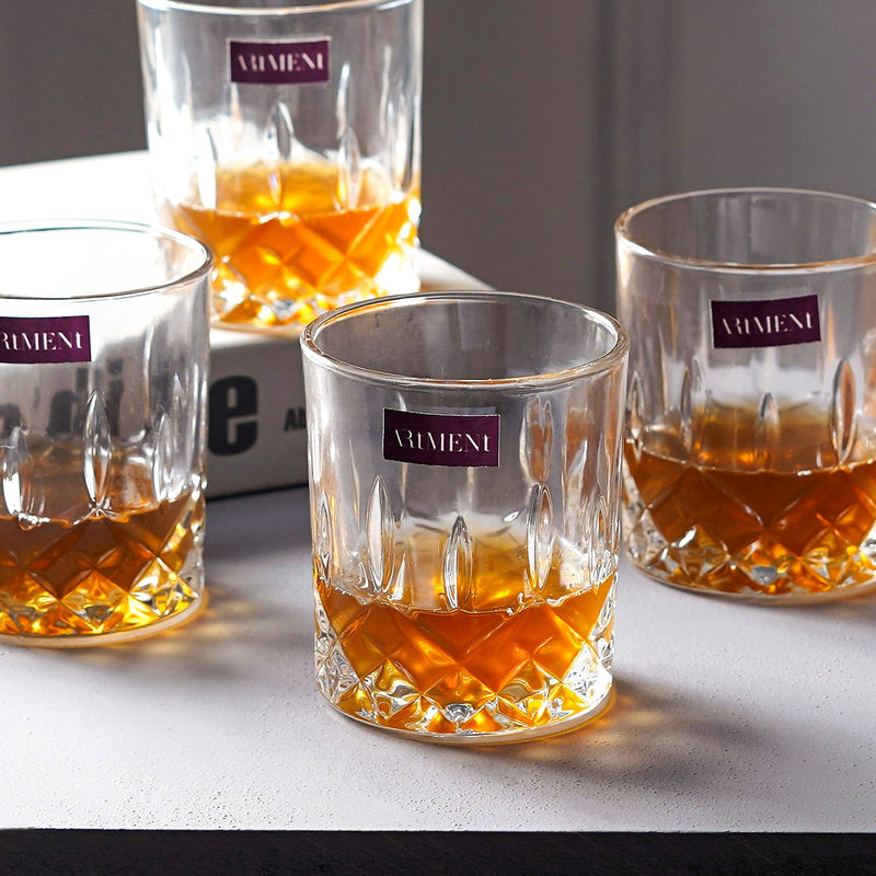 Sculpted Tumbler Whiskey Glasses - The Artment