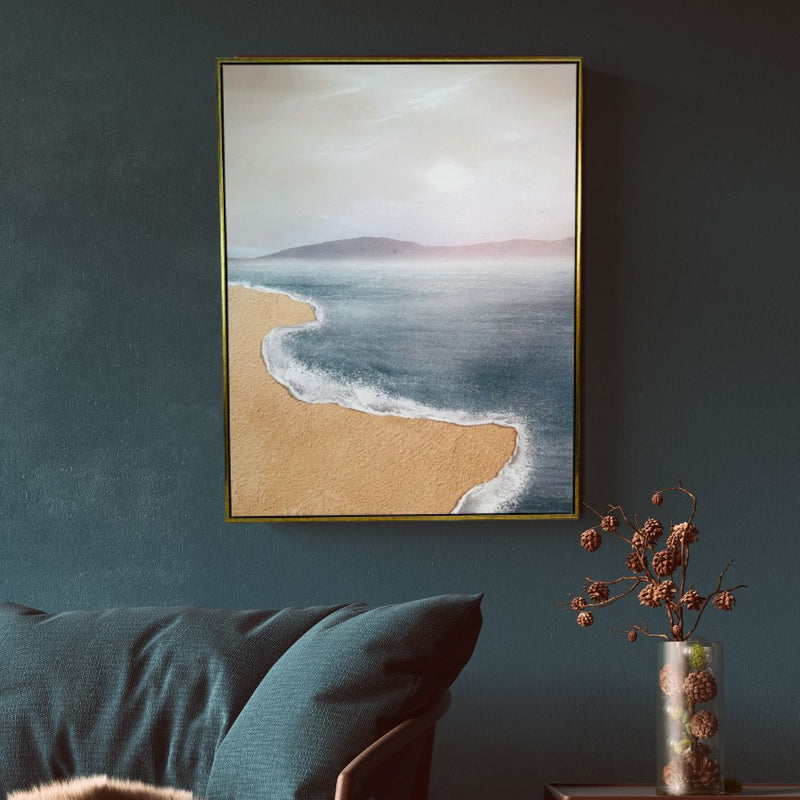 Seaside Sand Wall Art Design - The Artment