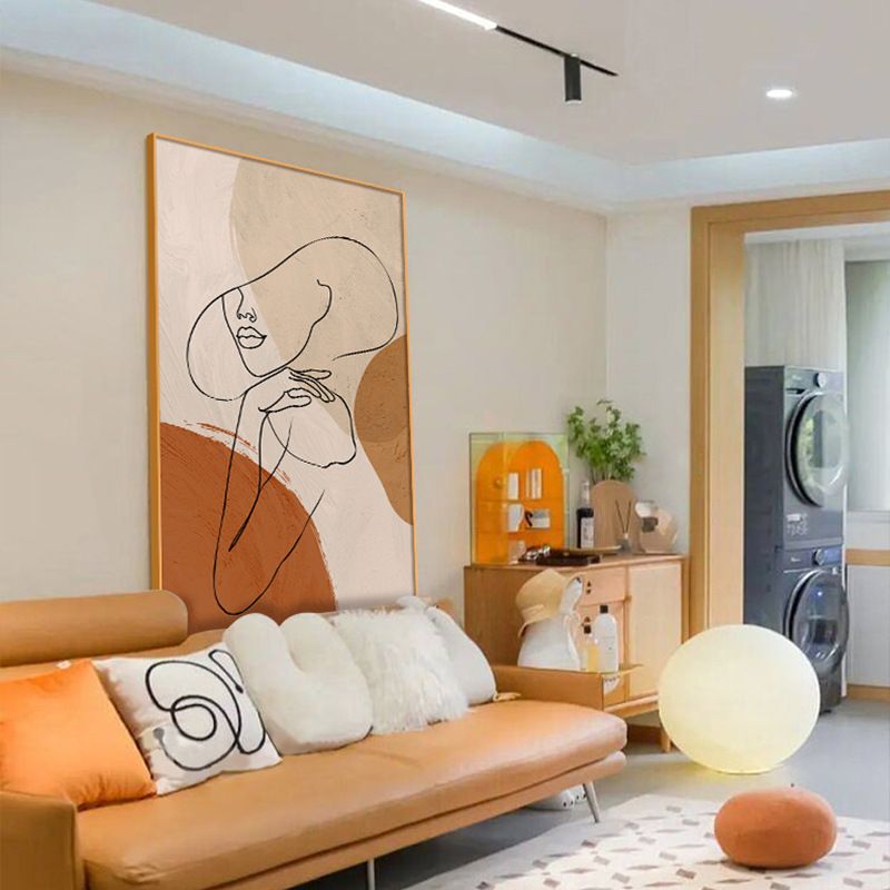 SINGLE LINE ART WALL PAINTING - The Artment