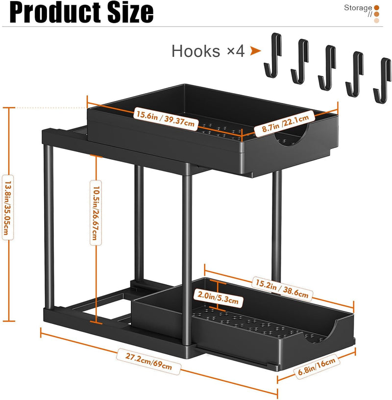 SlideAway Twin Organizers (Set of 2) - The Artment