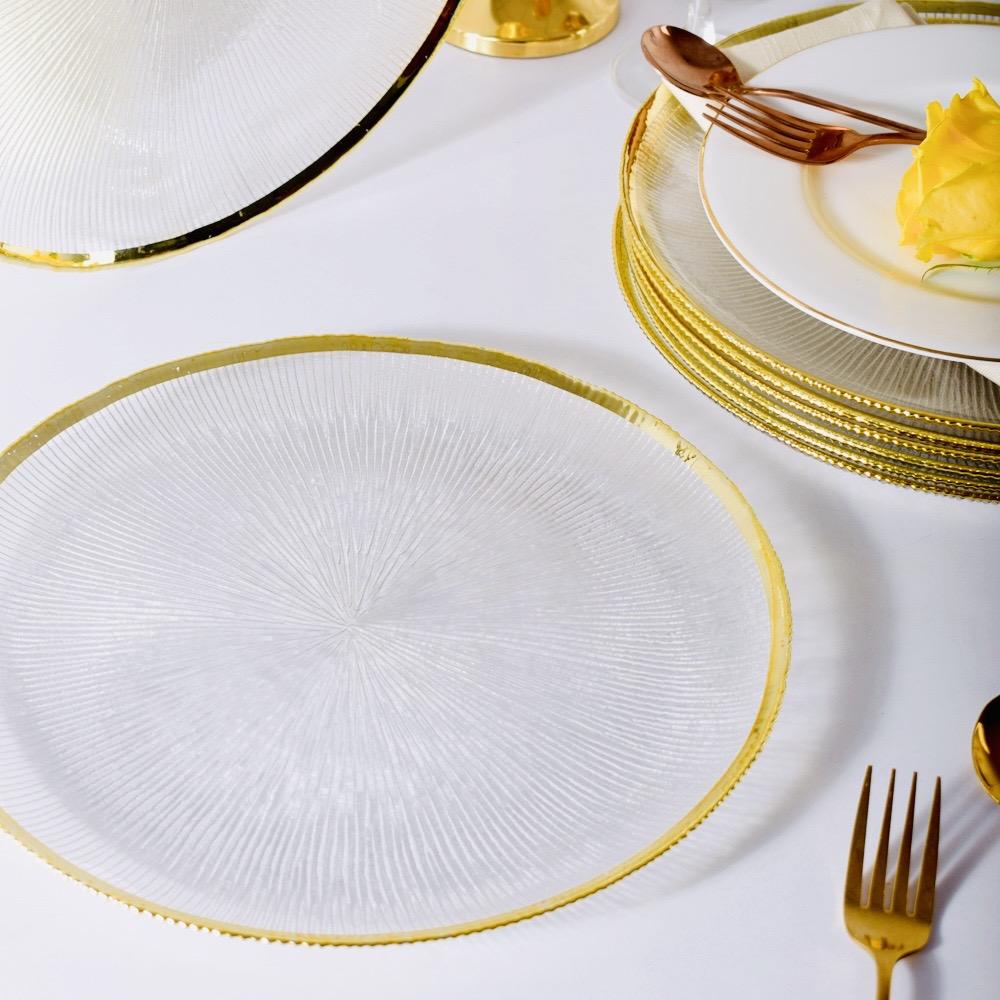 Splendor Gold Plates Gold Dinner Set Plates – The Artment