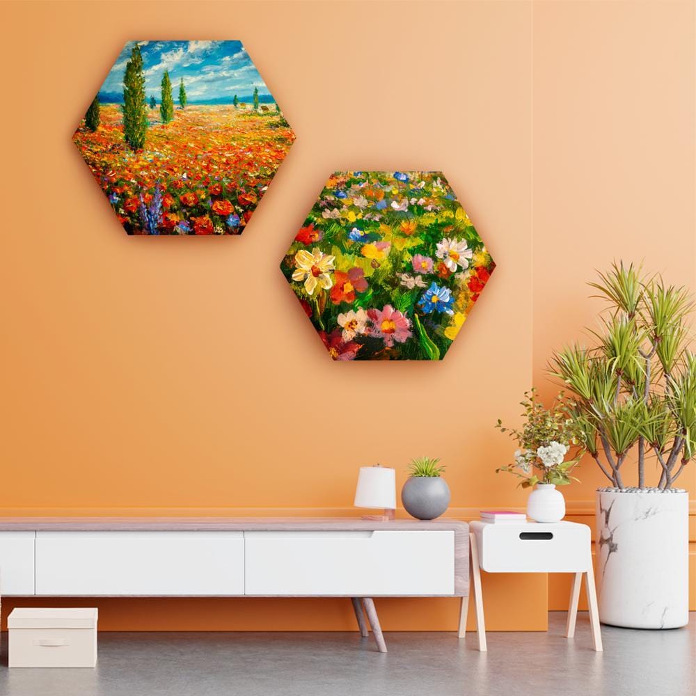 Spring Field with Cyprus Canvas (Matte Finish) - The Artment