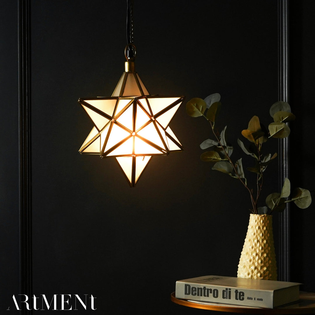 Stellar Moravian Charm Metal Pendant Lamp - The Artment