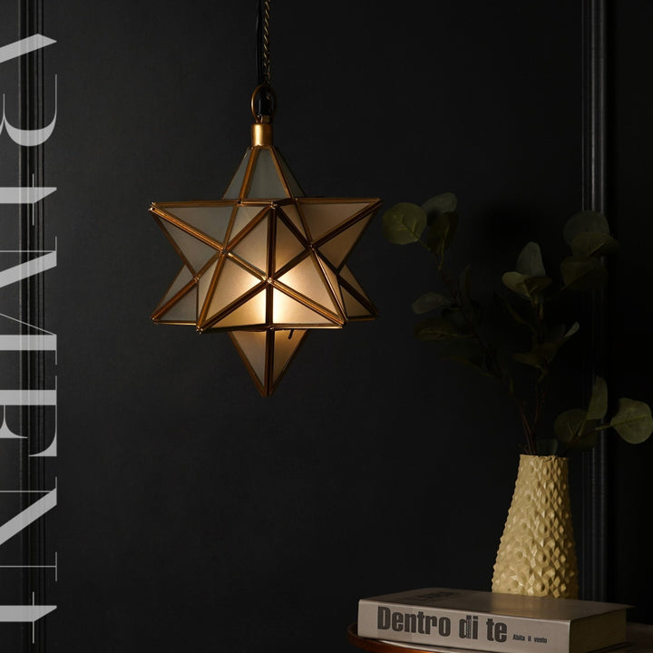 Stellar Moravian Charm Metal Pendant Lamp - The Artment