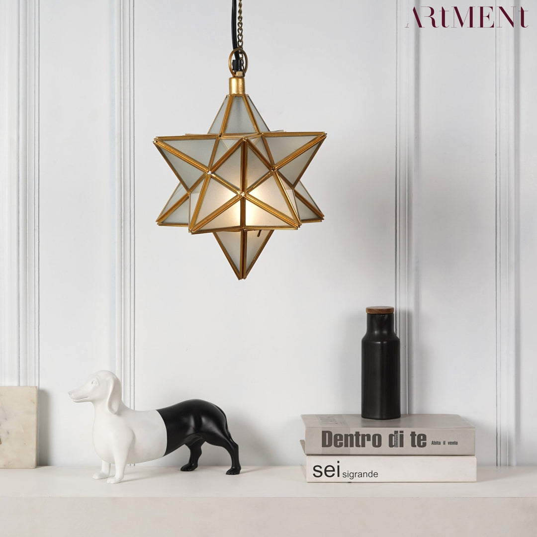 Stellar Moravian Charm Metal Pendant Lamp - The Artment