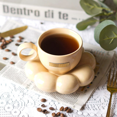 Sunflower Bloom Cup and Saucer Set - The Artment