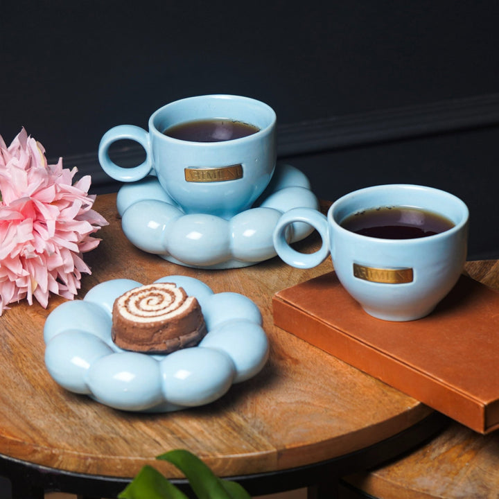 Sunflower Bloom Cup and Saucer Set - The Artment