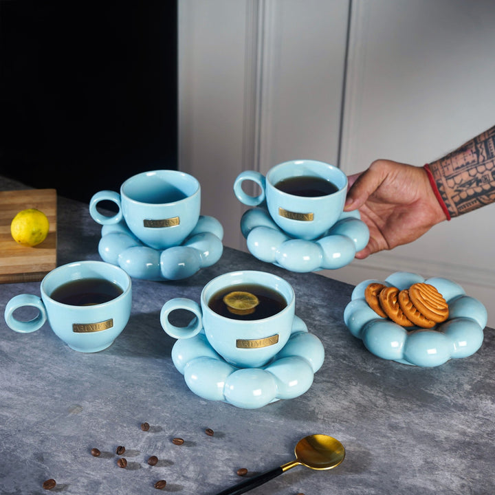 Sunflower Bloom Cup and Saucer Set - The Artment